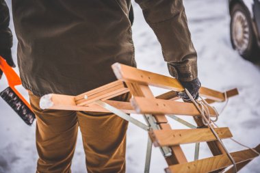 Adam karda Taşıma kızağı 