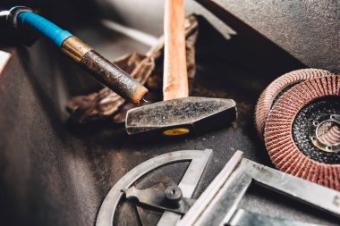 Araçlar kaynak yakın çekim