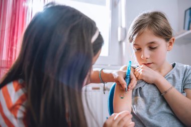 Kızlar dövme kalemle yazma