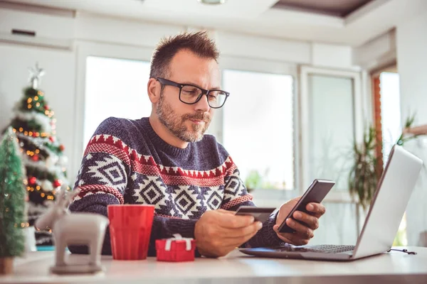 Concepto de compras de Navidad — Foto de Stock