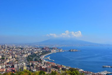 İtalya, Napoli, Vesuvius görünümünü ve Körfezi üzerinden Orazio '.
