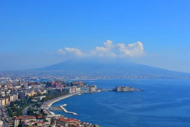 İtalya, Napoli, Vesuvius görünümünü ve Körfezi üzerinden Orazio '.