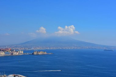 İtalya, Napoli, Vesuvius görünümünü ve Körfezi üzerinden Orazio '.