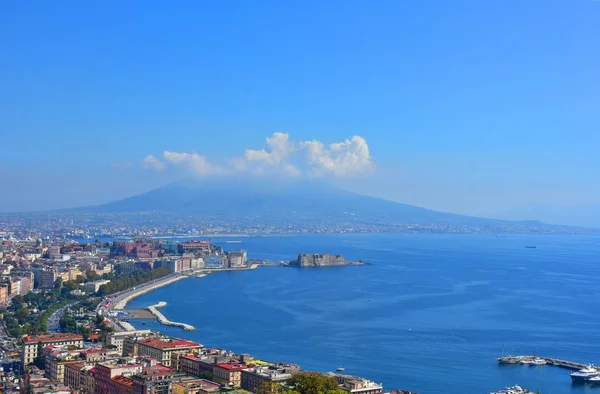 İtalya, Napoli, Vesuvius görünümünü ve Körfezi üzerinden Orazio '.