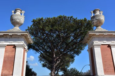 İtalya, Napoli, Posillipo, Virgiliano Park. Giriş