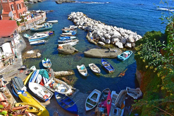 İtalya, Napoli, küçük bağlantı noktası Marechiaro.
