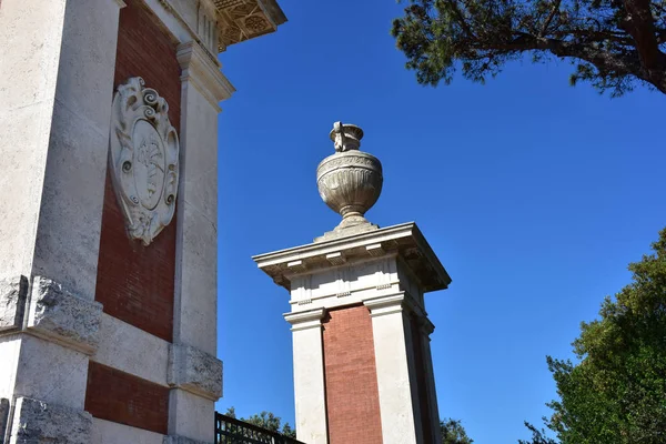 Italia Nápoles Posillipo Parque Virgiliano Entrada — Foto de Stock