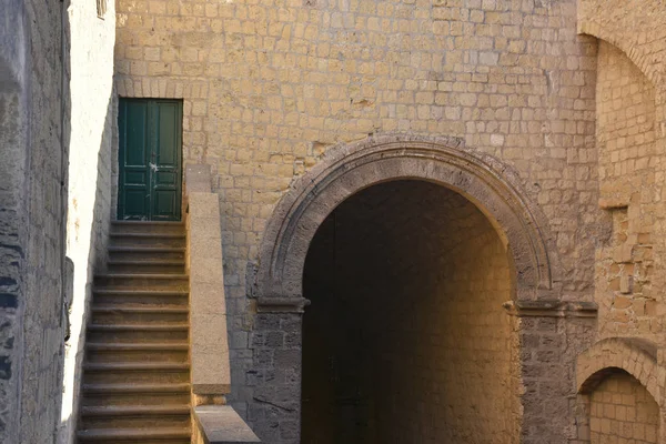 Neapel Ovo Burg 1100 Ist Die Älteste Burg Der Stadt — Stockfoto