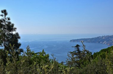 İtalya, Napoli, görünümü Posillipo Certosa di San Martino üzerinden