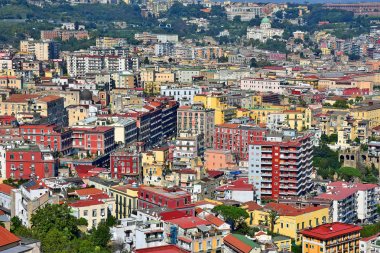 İtalya, Napoli, Capodimonte alan panorama ve org. bölgesi.