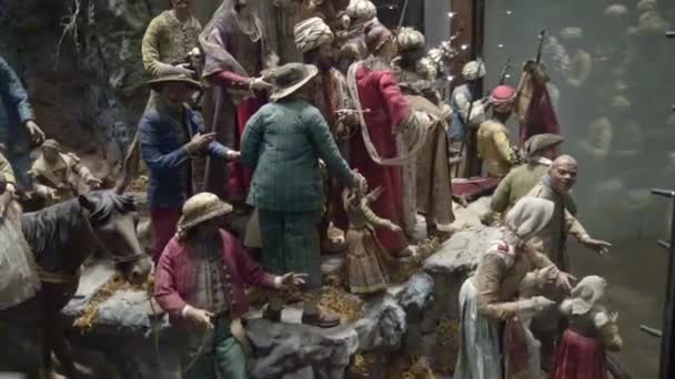 Italië Napels Oktober 2017 Museo Certosa San Martino Religieuze Monument — Stockvideo