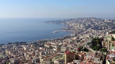 castel sant'Elmo Hill Partenope, via için Posillipo üzerinden 4 k İtalya, Napoli, genel bakış