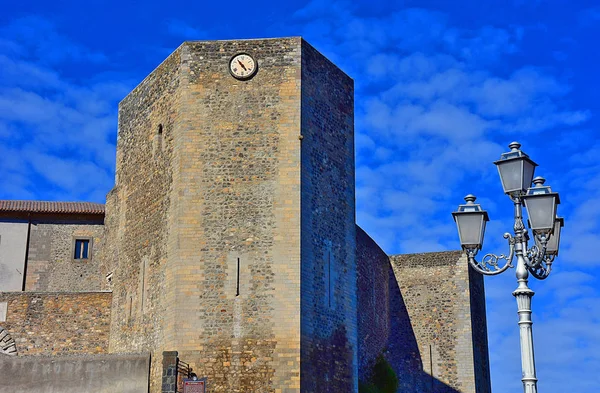 Italië Basilicata Regio 2017 Norman Kasteel Van Melfi Side Tower — Stockfoto