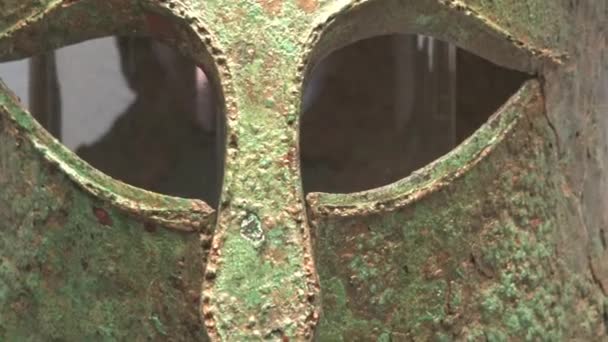 Італія Базиліката 2017 Melfi Замок Століття Сидіння Археологічного Музею Похорон — стокове відео