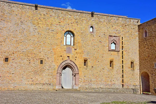 Italy, Basilicata region, 10/10/2017, medieval castle of Lagopesole of the eleventh century, of Saracen and Norman origin, with towers and walls with rusticated walls. Internal walls