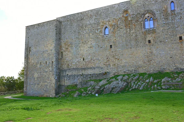Italia Región Basilicata 2017 Castillo Medieval Lagopesole Del Siglo Origen — Foto de Stock