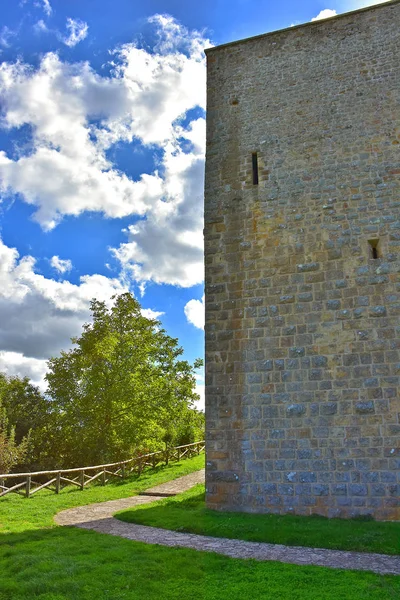 Itália Região Basilicata 2017 Castelo Medieval Lagopesole Século Origem Sarracena — Fotografia de Stock