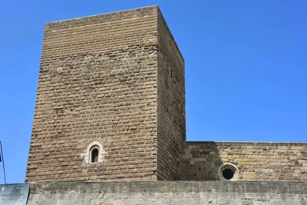 Italien Bari 2017 Norman Svevo Castle Mittelalterliche Festung Aus Dem — Stockfoto