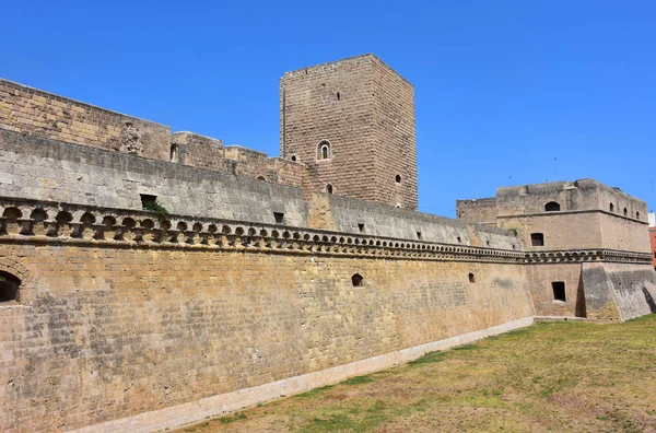 Italien Bari 2017 Norman Svevo Castle Mittelalterliche Festung Aus Dem — Stockfoto