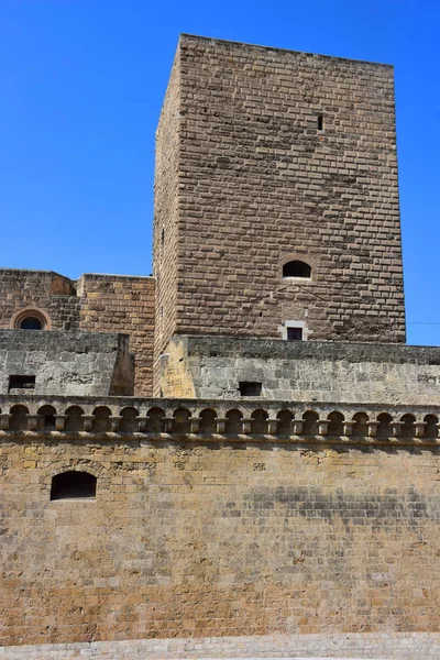 Italien Bari 2017 Norman Svevo Castle Mittelalterliche Festung Aus Dem — Stockfoto