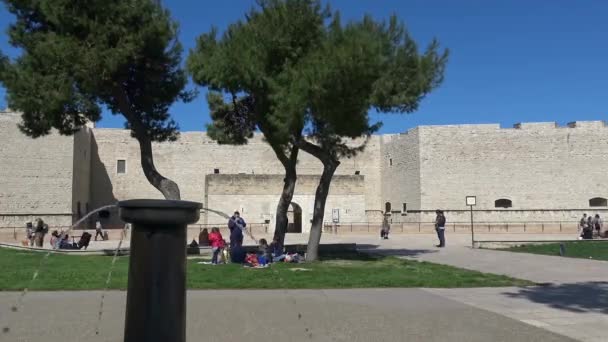 이탈리아 풀리아 Barletta 당당한 1090 지어진 아드리아 바다에서 — 비디오