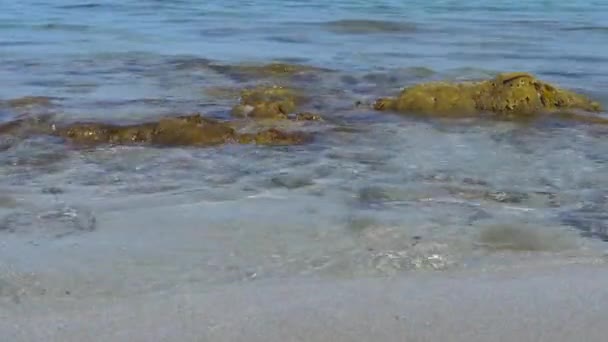 意大利 奥特兰托 海滩全景 — 图库视频影像