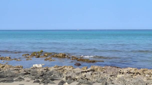 Italien Otranto Panorama Des Strandes — Stockvideo