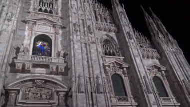 İtalya, Milan, 13 Şubat 2020, Duomo manzarası 