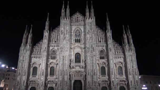 Italia Milano Febbraio 2020 Veduta Del Duomo — Video Stock