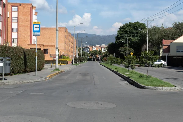 Coronavius küresel salgınından dolayı zorunlu karantina süresince yalnız yaşayan ana cadde.