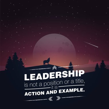 Doğa arka plan ile motivasyon posteri