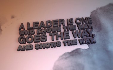 3D motivasyon posteri