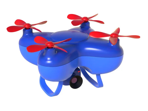 Illustration 3D abstraite du drone jouet — Photo