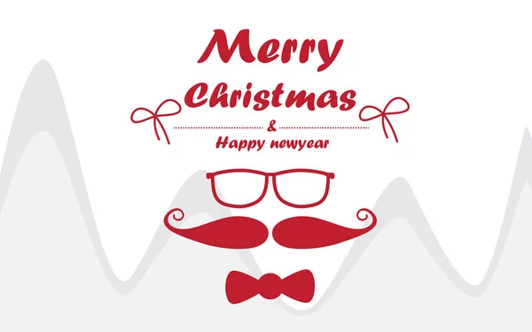 mutlu Noeller ve mutlu yeni yıl vektör çizim. 