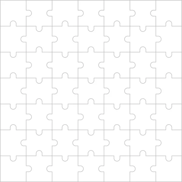 Lot Piece Flat Puzzle Presentation Vector Illustration Jigsaw — Stock Vector