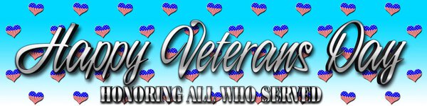 Stock Illustration - Happy Veterans Day, 3D Illustration, Honoring all who served, American holiday template.