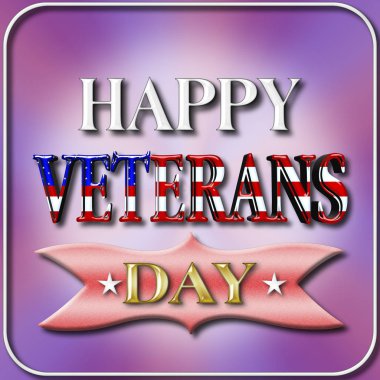 Hisse senedi illüstrasyon - mutlu Gaziler günü, tüm görev yapmış, onurlandıran 3d illüstrasyon, Amerikan tatil şablonu.