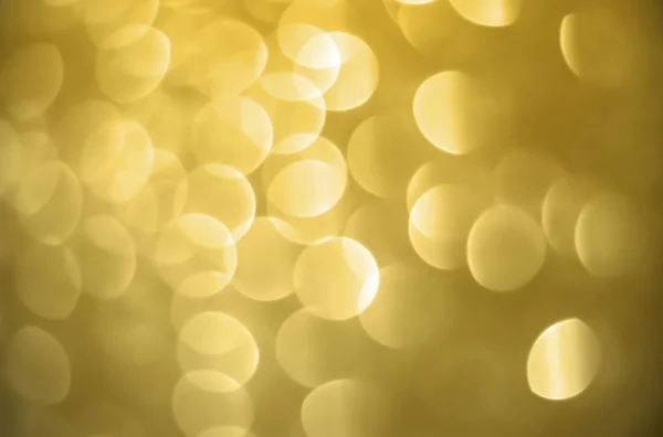 Stock Illustration - Defocused Golden Light Circles, Bokeh Illustration, Vibrant Golden Background. — Stock Photo, Image