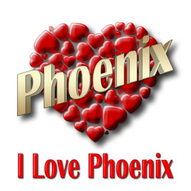 Beyaz arka plan üzerinde hisse senedi illüstrasyon izole - aşk Phoenix, 3d resim,.