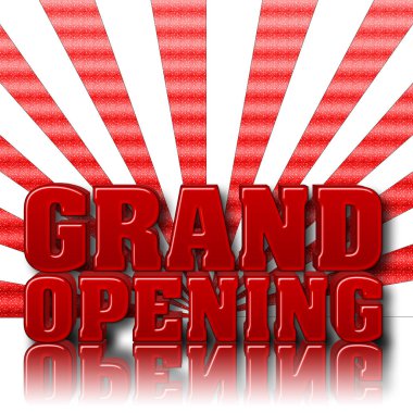 İllüstrasyon - Grand stok açılış, uzay, 3d resim, gradyan arka planı Kopyala.