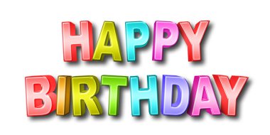 İllüstrasyon - büyük kalın renkli kutlu olsun, 3d resim, parlak beyaz arka planı stok.