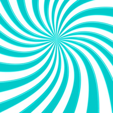 Resimde stock - merkezli, renkli bükülmüş güneş ışınları boş kopya alanı, 3d illüstrasyon mavi.