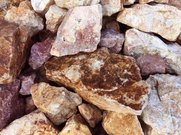 Brown white and grey rocks background — Stock Photo, Image