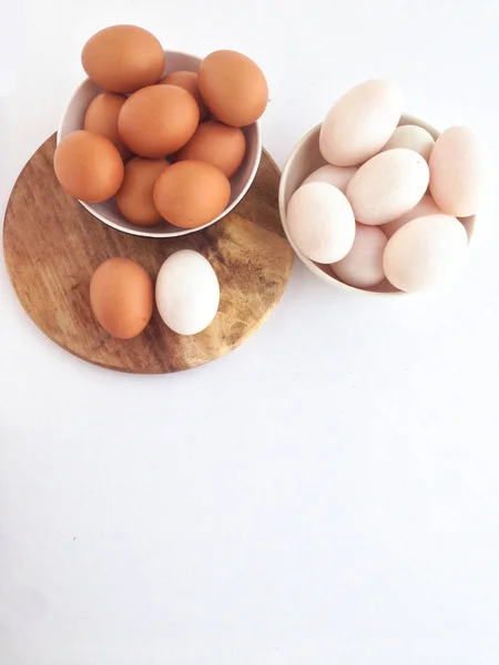 닭과 오리 계란 — 스톡 사진