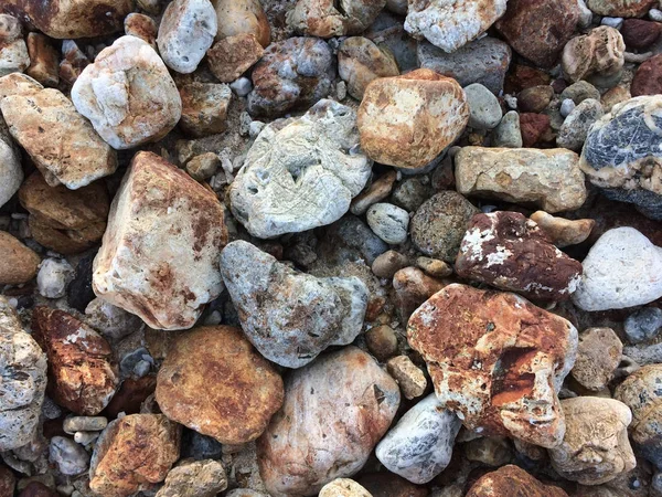 Brown white and grey rocks background — Stock Photo, Image