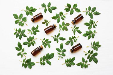 Temel Gül yağı Aromaterapi, Huntington Rose için şişe.
