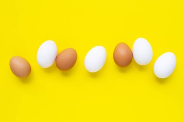 yumurta Sarı zemin üzerine. 