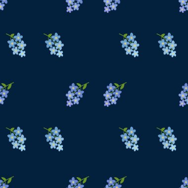 Unut beni çiçek - vektör arka plan