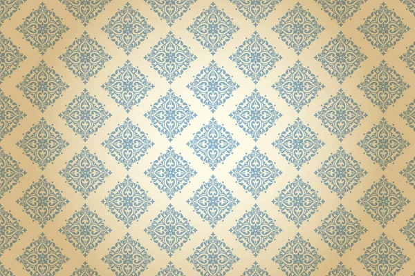 Viktorianisches blaues Muster — Stockvektor