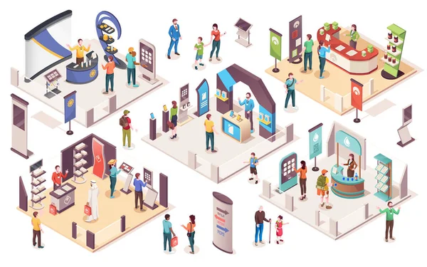 Isometric Fuarı, Sergi Ticaret Merkezi 'ndeki insanlar